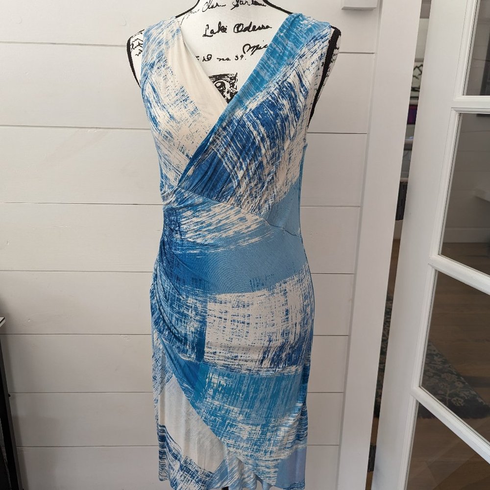 TOMMY BAHAMA dress- ruched side- SMALL